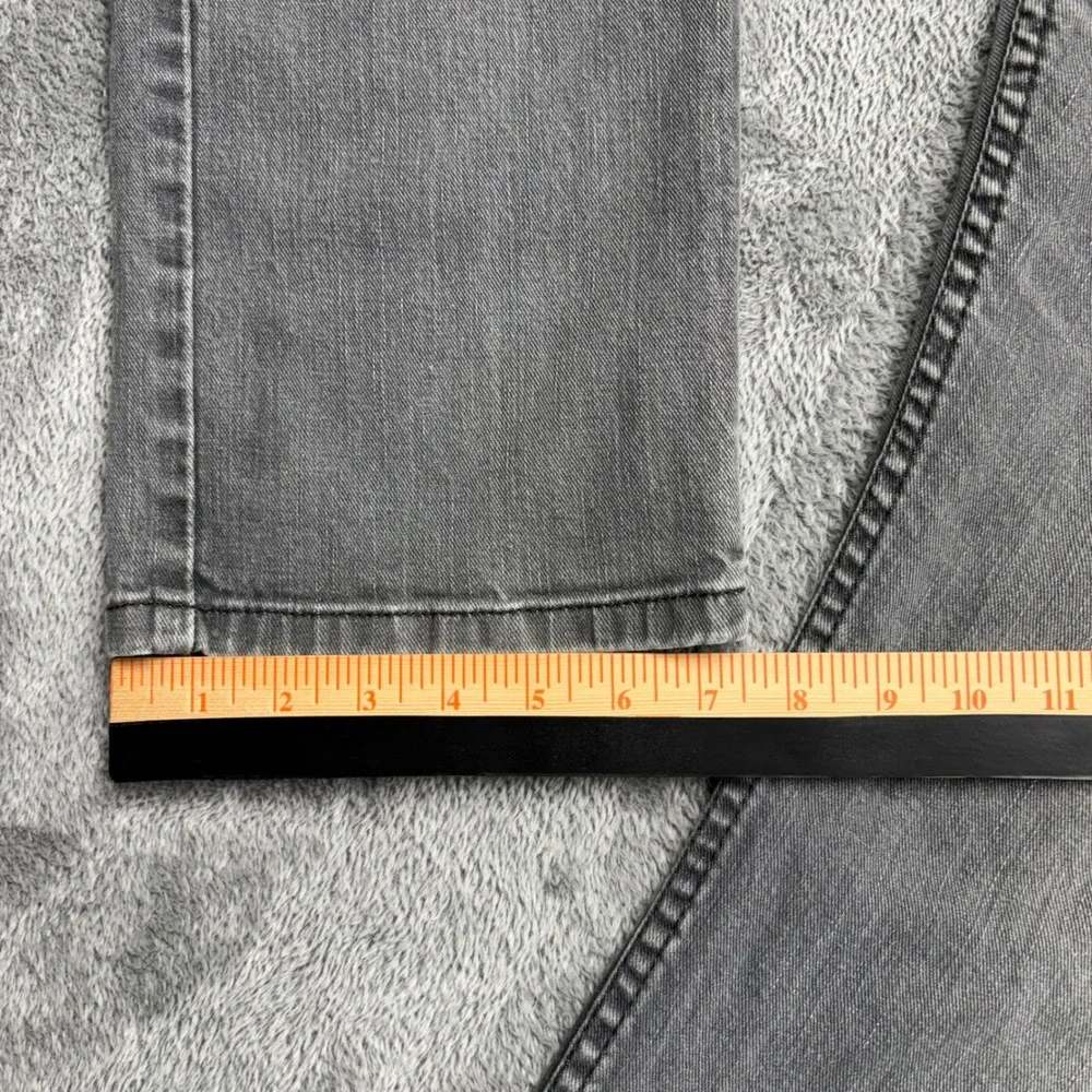 Levi's 514 Straight Fit Jeans Men 33x32 Grey Good Faded Zip Fly Stretch